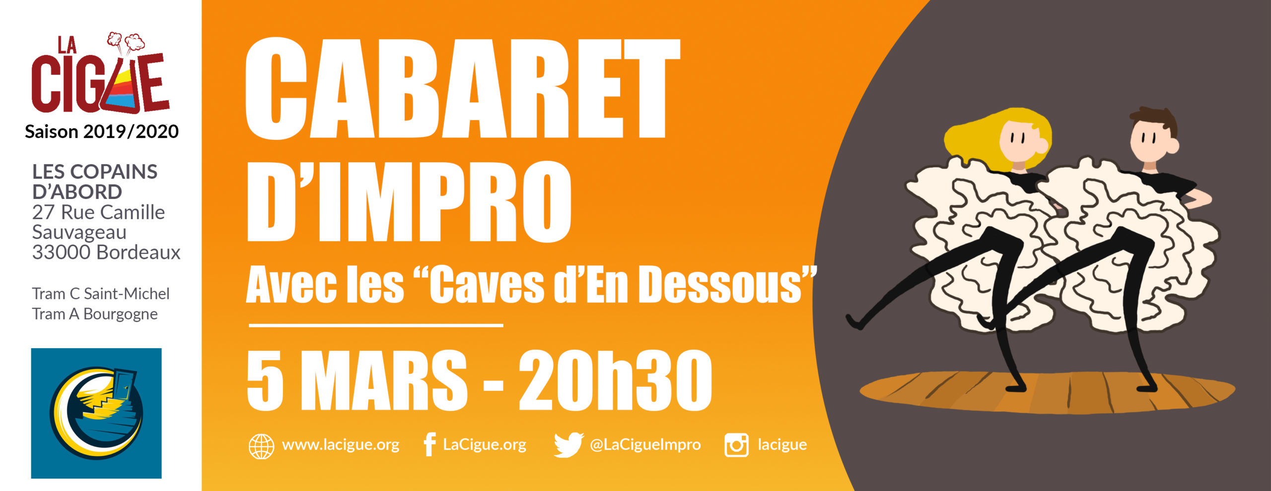 Cabaret d’ Improvisation #3 – Avec « Les Caves d’En Dessous »